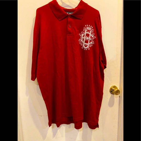 ECKO UNLTD RED POLO SHIRT 100% COTTON XXL - Picture 1 of 4